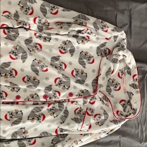Fleece pajama top